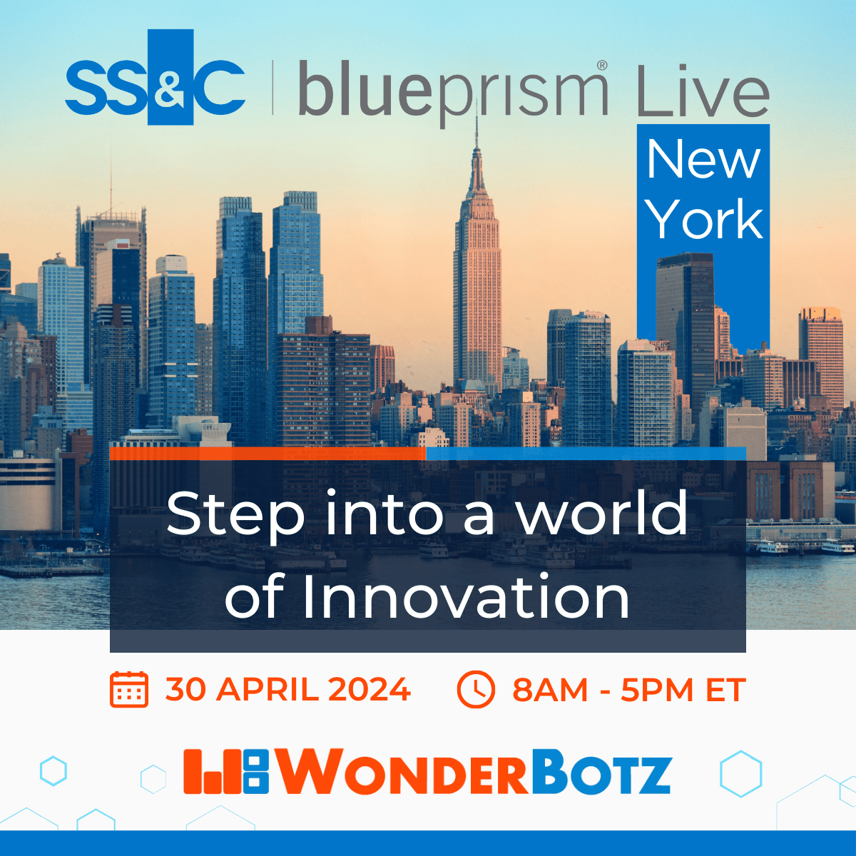 SS&C Blue Prism Live – New York City SS&C Blue Prism Live – New York City